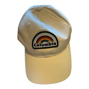 Columbia Unisex White Baxter Falls Dad Cap Rainbow